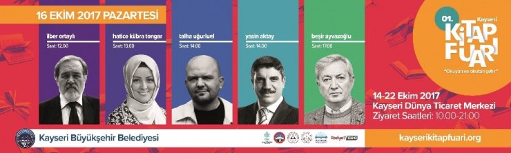 Ünlü Yazarlar Kayseri’de Buluşuyor