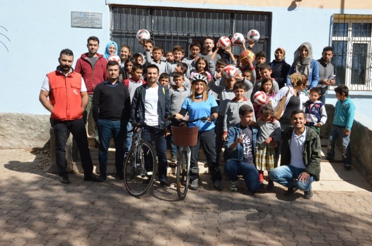 Kırıkkaleli Bisikletseverlerden Anlamlı Destek