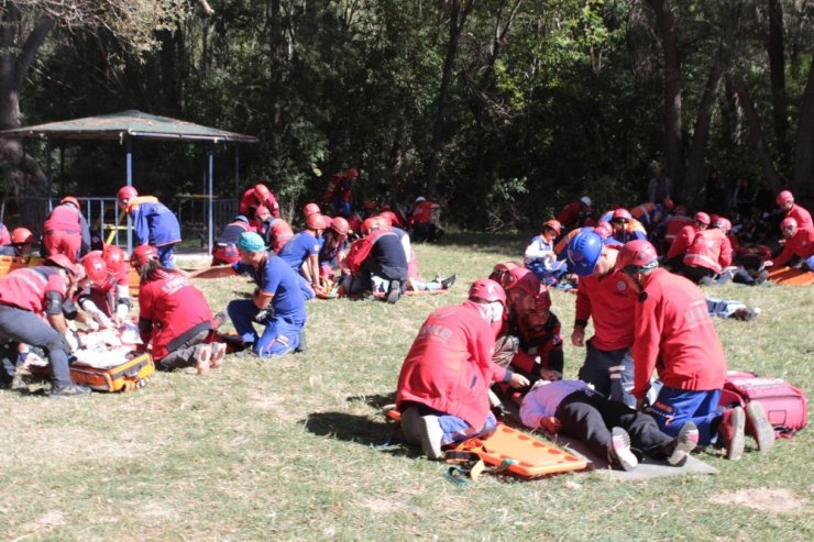 Gerçeği Aratmayan Umke Tatbikatı Mucur İlçesinde Yapıldı