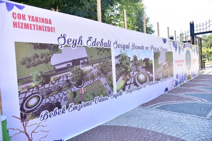 Şeyh Edebali Sosyal Donatı Ve Peyzaj Projesi Çalışmaları Başladı