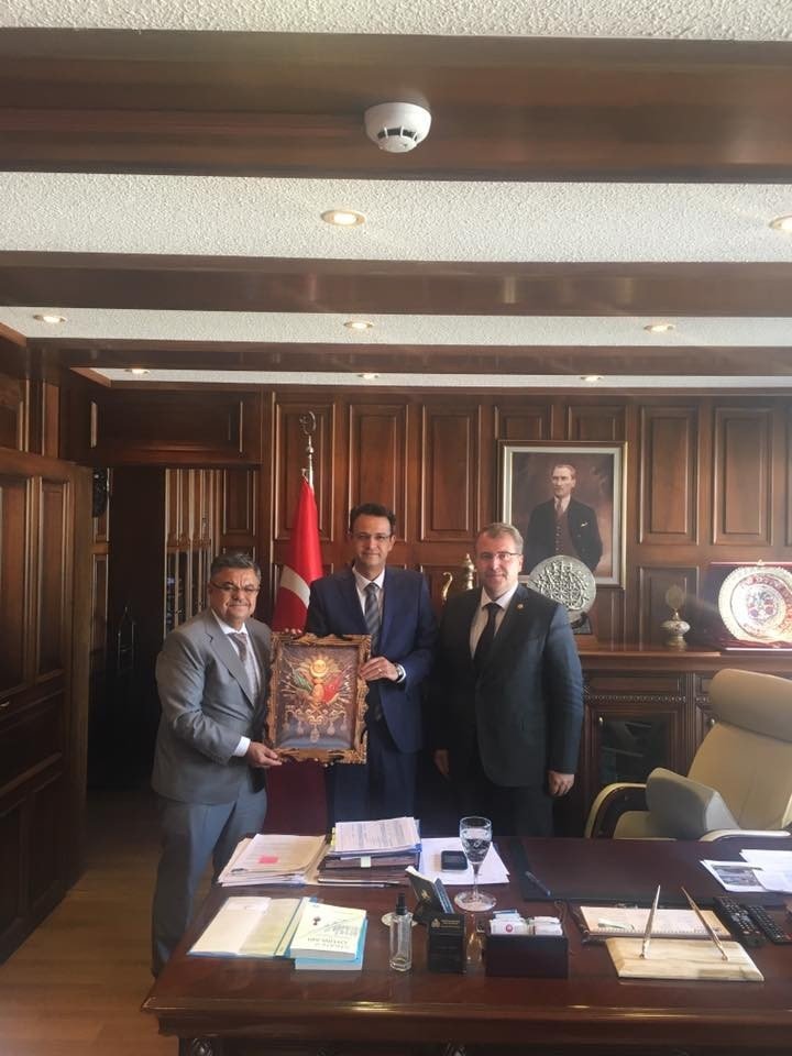 Başkan Yağcı, Bakan Kurtulmuş’u Tiyatro Festivaline Davet Etti