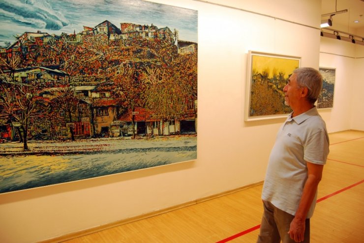 Ressam Hasan Mirza, 13. Kişisel Sergisini Açtı