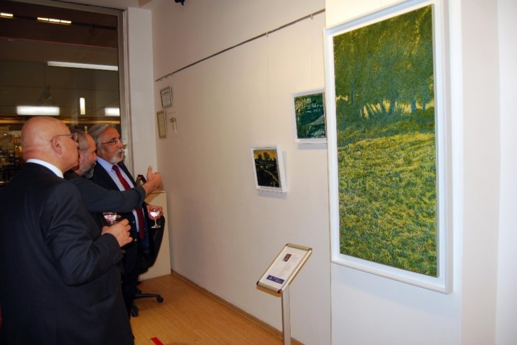 Ressam Hasan Mirza, 13. Kişisel Sergisini Açtı