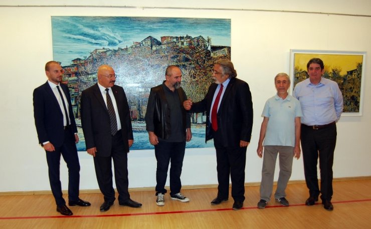 Ressam Hasan Mirza, 13. Kişisel Sergisini Açtı