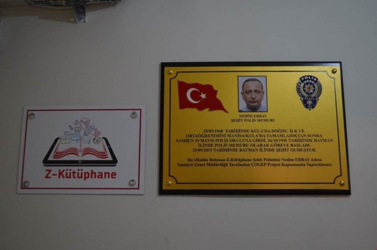 Kozluk’ta Şehit Polis Nedim Erbay Kütüphanesi Açıldı