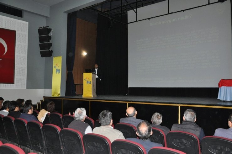 Ptt Çalışanlarına Soygun Ve Dolandırıcılık Eğitimi Verildi