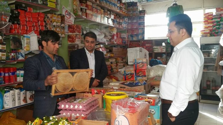 Kaymakam Özcan, Esnaf Ziyaretinde