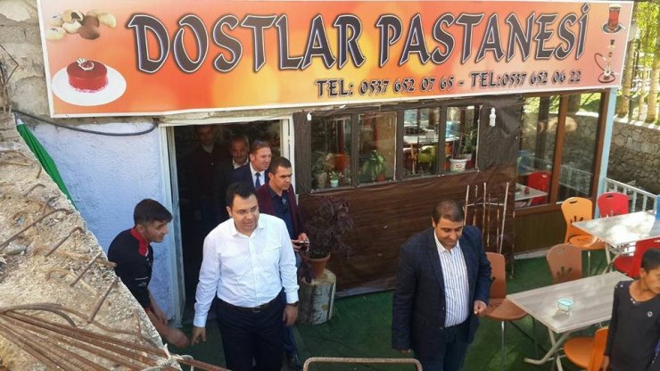 Kaymakam Özcan, Esnaf Ziyaretinde