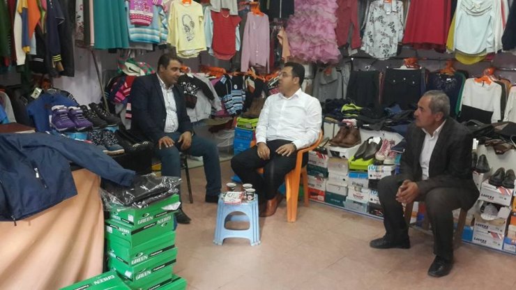Kaymakam Özcan, Esnaf Ziyaretinde