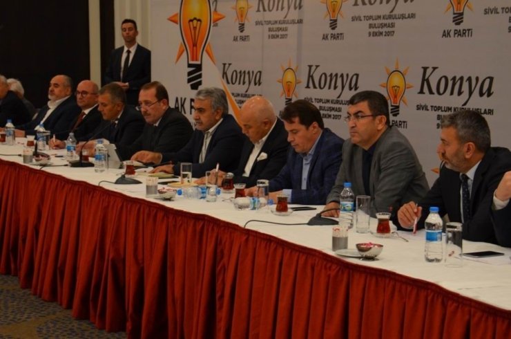 Ak Parti Konya İl Teşkilatı’ndan Meslek Odaları Ve Stk Buluşmaları