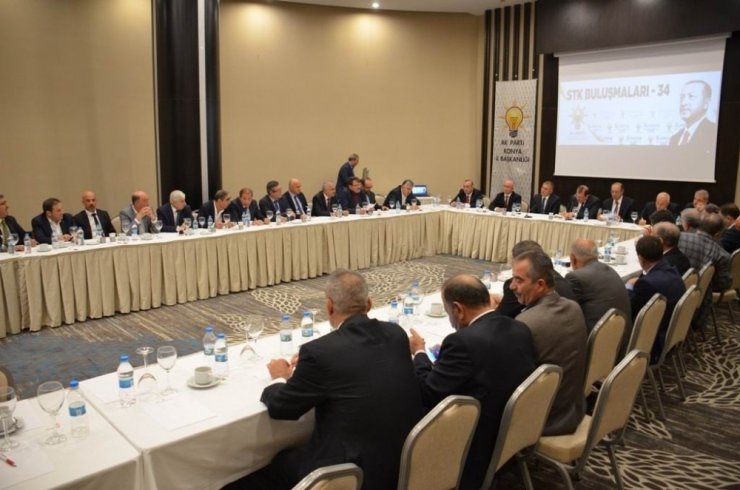 Ak Parti Konya İl Teşkilatı’ndan Meslek Odaları Ve Stk Buluşmaları