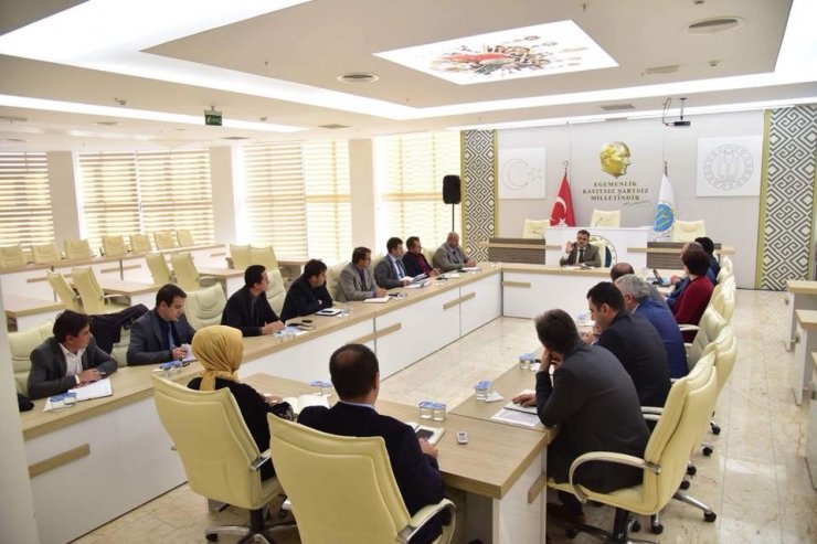 Bilecik Belediyesi Haftalık İstişare Toplantısı Yapıldı