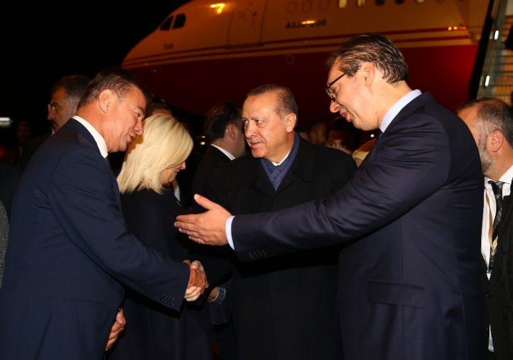Cumhurbaşkanı Erdoğan Sırbistan’da