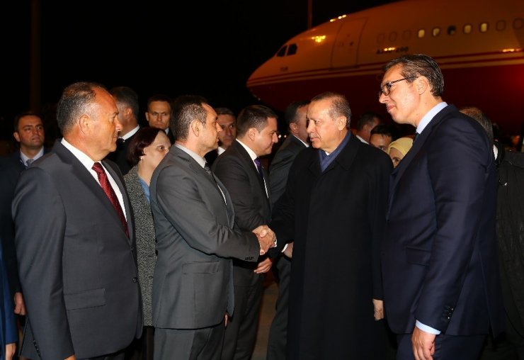 Cumhurbaşkanı Erdoğan Sırbistan’da