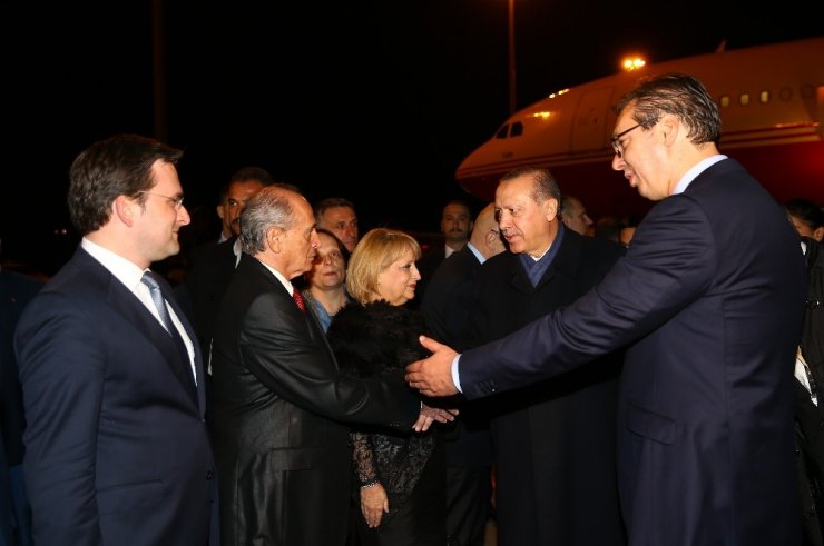 Cumhurbaşkanı Erdoğan Sırbistan’da