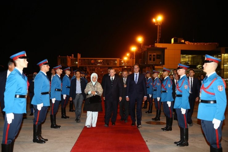 Cumhurbaşkanı Erdoğan, Sırbistan’dan Ayrıldı