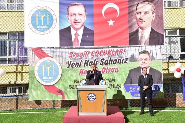 Osmangazi Ortaokulu Sentetik Saha Öğrencilerin Hizmetine Açıldı