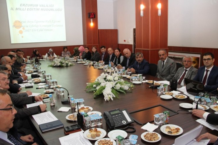 Hayat Boyu Öğrenme, Halk Eğitimi Planlama Ve İşbirliği Komisyonu Toplantısı Yapıldı