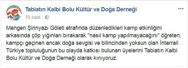 Kamp Yaptıkları Alanı Çöplüğü Çevirdiler