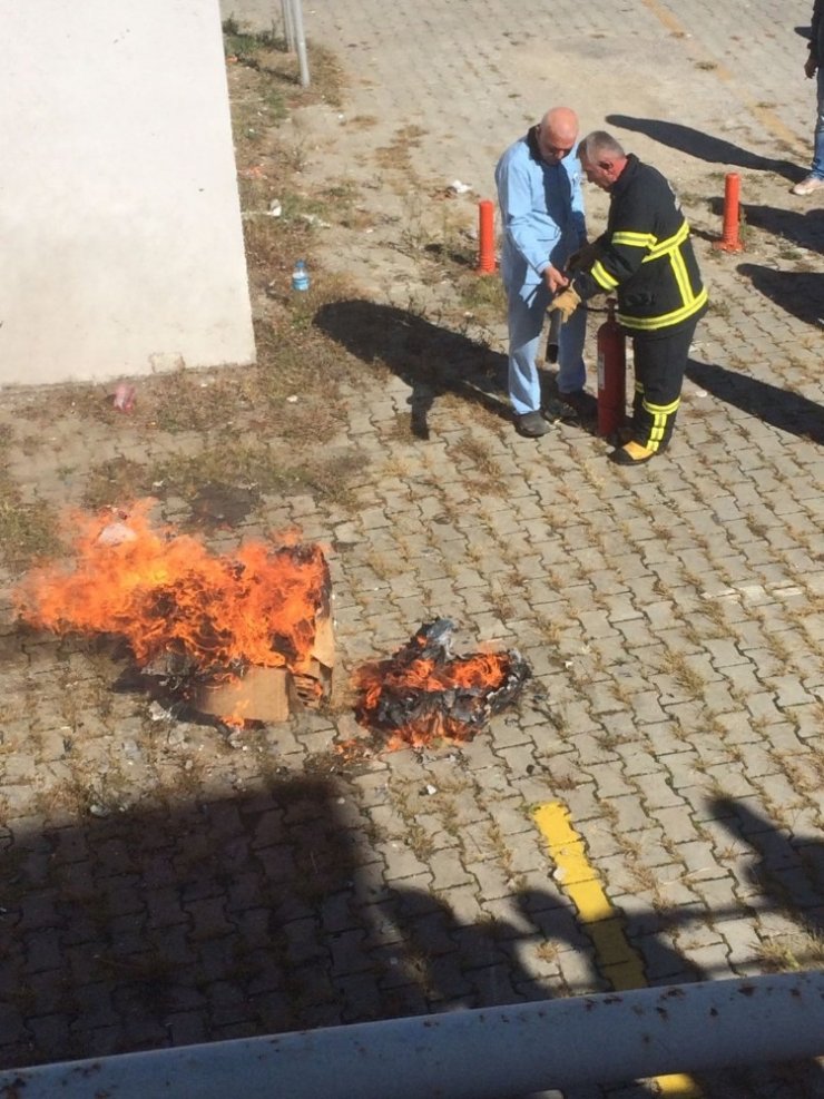 Akçakoca Devlet Hastanesinde Tatbikat