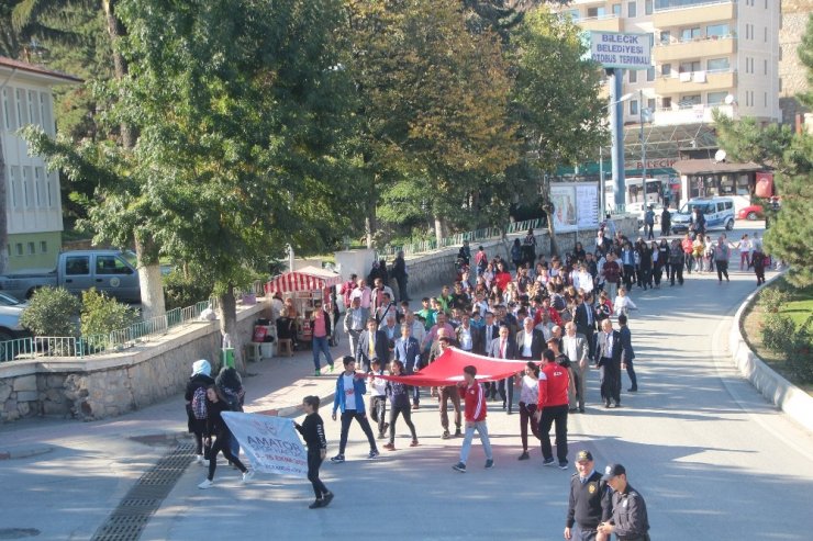 Bilecik’te Amatör Spor Haftası Kutlama Yürüyüşü Düzenlendi
