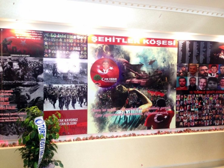 Öğretmenevi’nde ’Şehitler Köşesi’ Açıldı