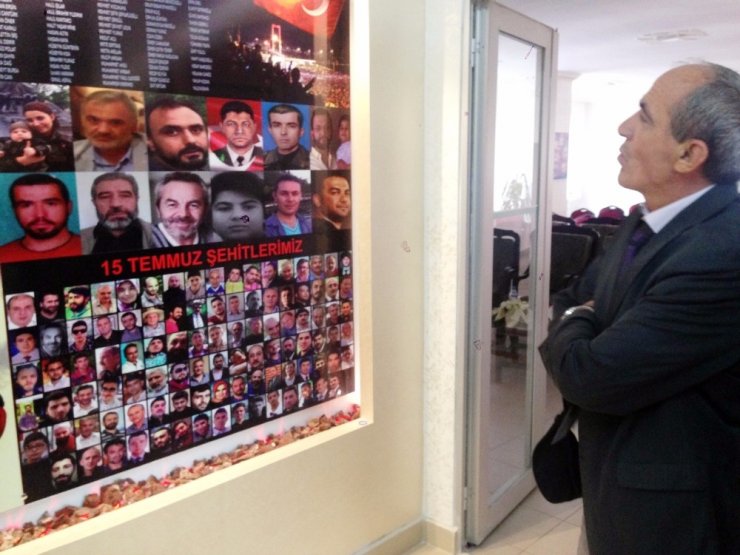 Öğretmenevi’nde ’Şehitler Köşesi’ Açıldı