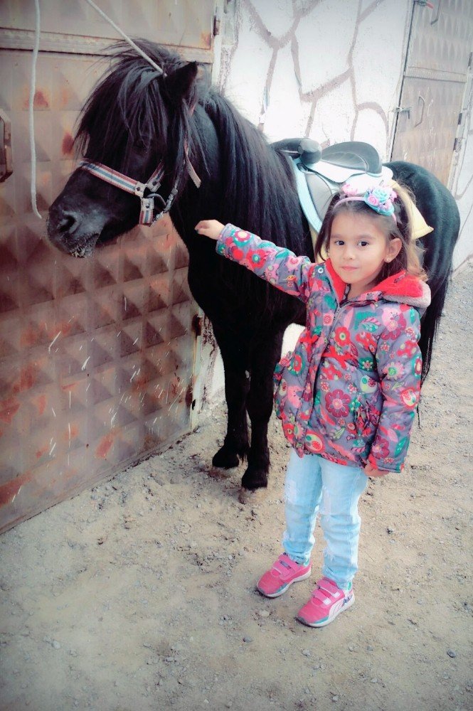Minik Öğrenciler Ata Binmeyi Öğrendi