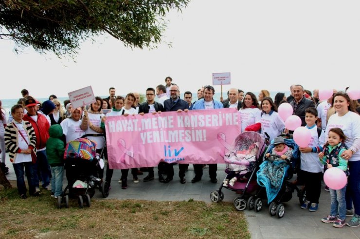 Meme Kanserine Karşı Farkındalık Yürüyüşü: “Hayat Meme Kanserine Yenilmesin”