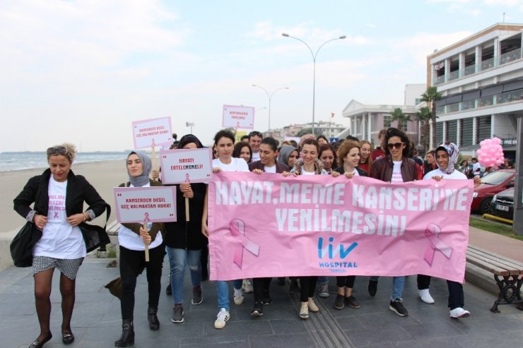 Meme Kanserine Karşı Farkındalık Yürüyüşü: “Hayat Meme Kanserine Yenilmesin”