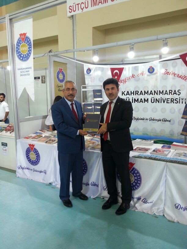 Rektör Karacoşkun Kahramanmaraş Uluslararası 4. Kitap Ve Kültür Fuarına Katıldı