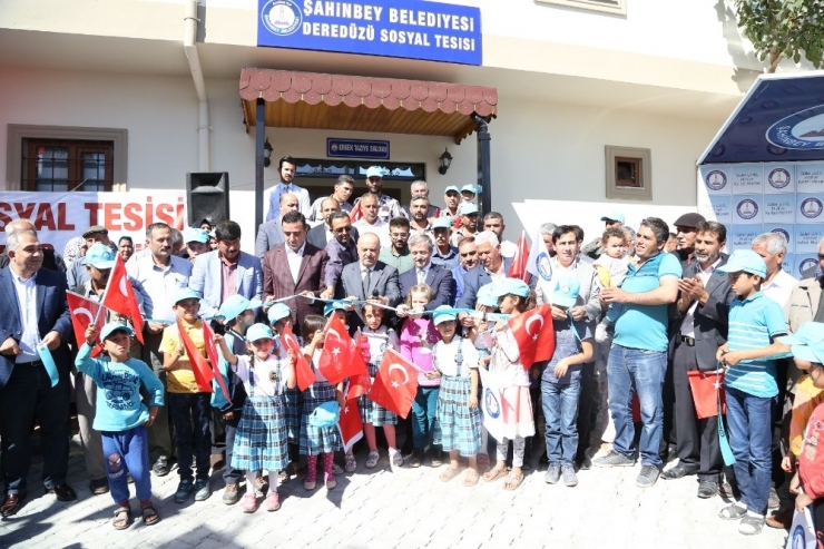 Şahinbey Belediyesi’nden Deredüzü’ne Sosyal Tesis