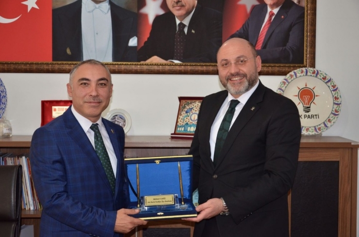 Mehmet Eşsiz’e İlk ’Hayırlı Olsun’ Ziyareti Başkan Ali Çetinbaş’tan