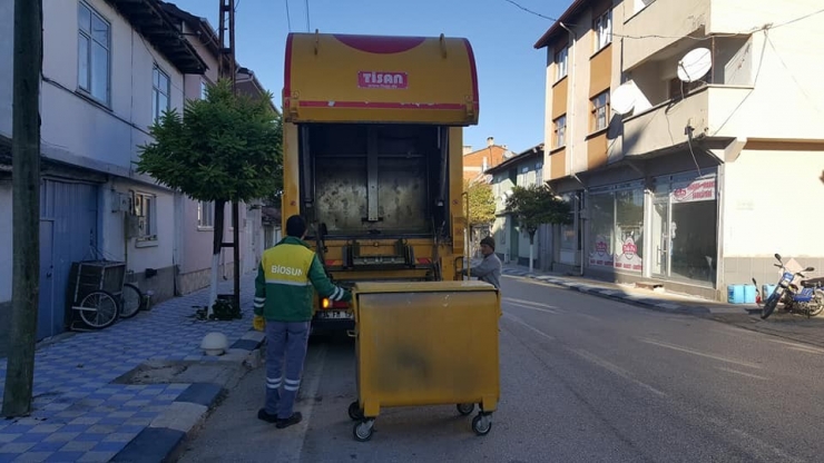 Pazaryeri’nde Kaldırım Çalışmaları