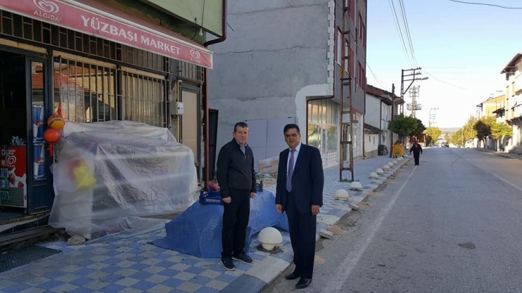 Pazaryeri’nde Kaldırım Çalışmaları