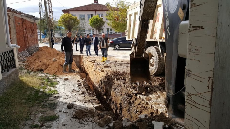 Pazaryeri’nde Kanalizasyon Çalışmaları