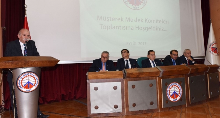 Meslek Komiteleri Toplantısında Sorunlar Konuşuldu