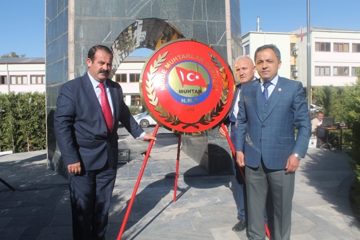 Niğde’de 19 Ekim Muhtarlar Günü Kutlandı