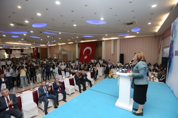 Fatma Şahin, Muhtarlarla Buluştu