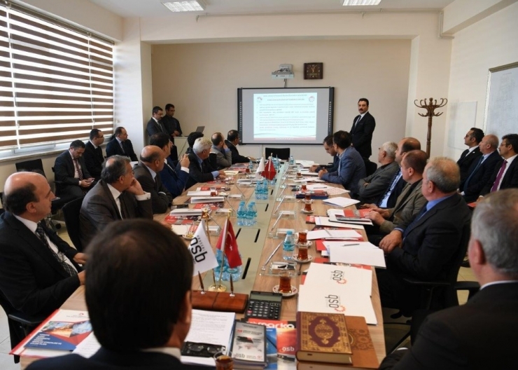 Kayseri Osb’de İlküsi Planlama Ve Geliştirme Kurulu Toplantısı Gerçekleştirildi