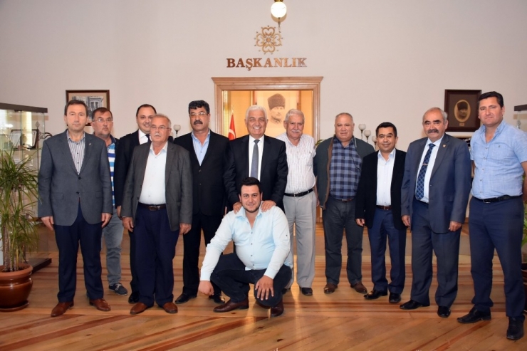 Şoförler Odası Başkanlarından Gürün’e Ziyaret