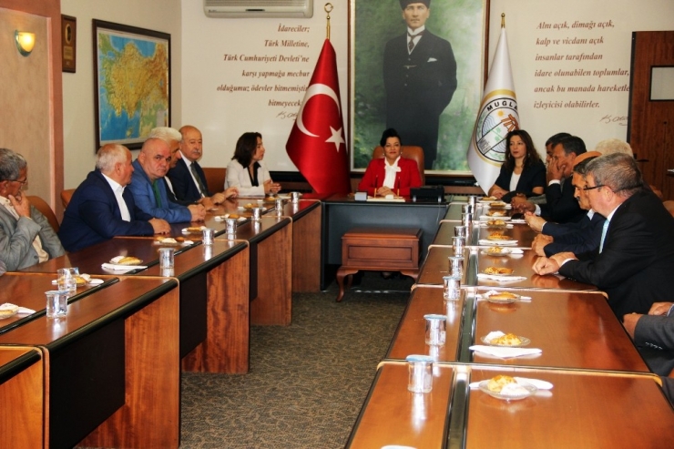 Muhtarlardan Vali Civelek’i Ziyaret
