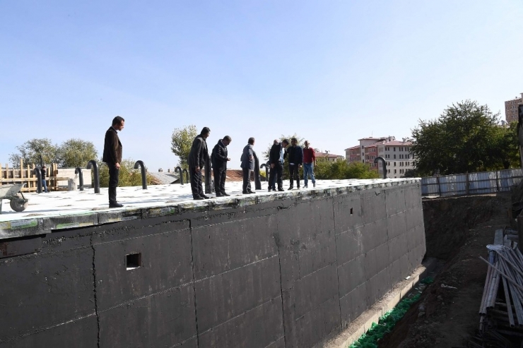 Başkan Asya, Yeni İçme Suyu Deposunda İncelemelerde Bulundu