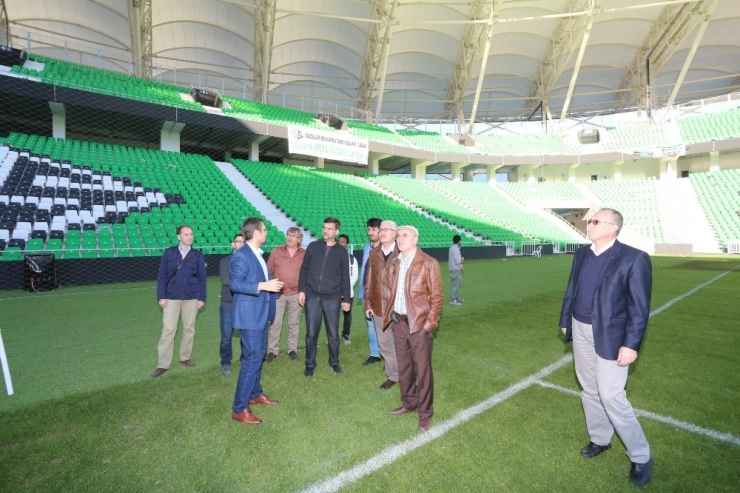 Satso 10. Meslek Komitesi Yeni Stadyumu İnceledi
