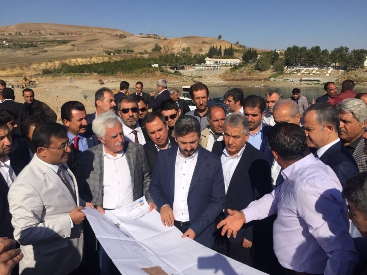 Milletvekilleri Kahta’da Sahil Yolu Projesini İnceledi