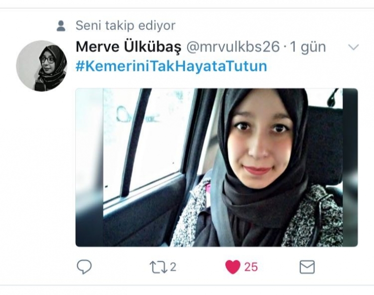 Ak Gençlerden Trafikte Kemer Takmayı Teşvik Etmek İçin Kampanya