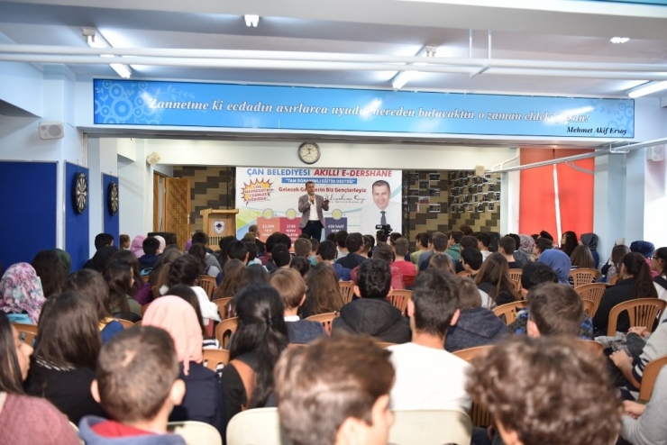 Çan Belediyesinden, ’Çan Belediyesi Akıllı E- Dershane’