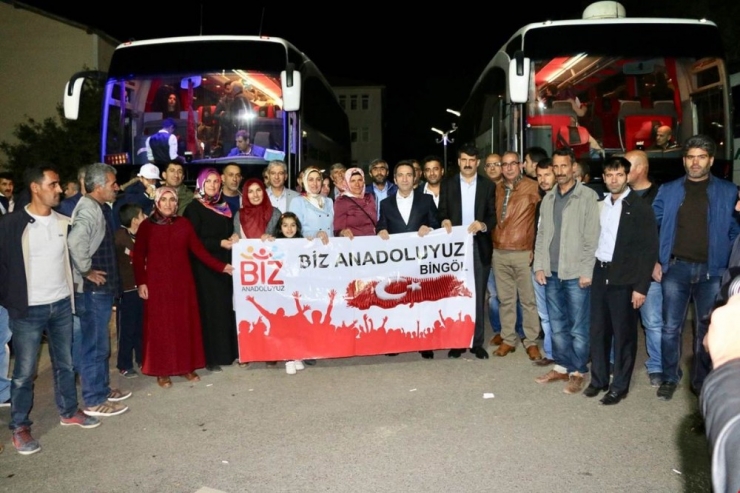 Bingöllü Öğrenciler Karabük’e Uğurlandı