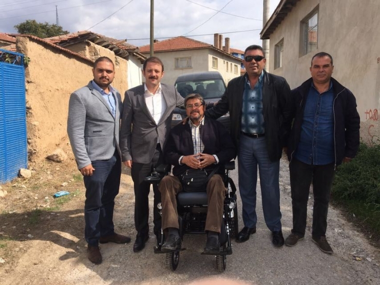 Gazi Arif Küçüktopçu Yeni Akülü Aracına Kavuştu