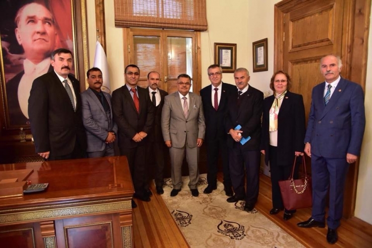 Mhp İl Başkanlığı’ndan Başkan Yağcı’ya Ziyaret